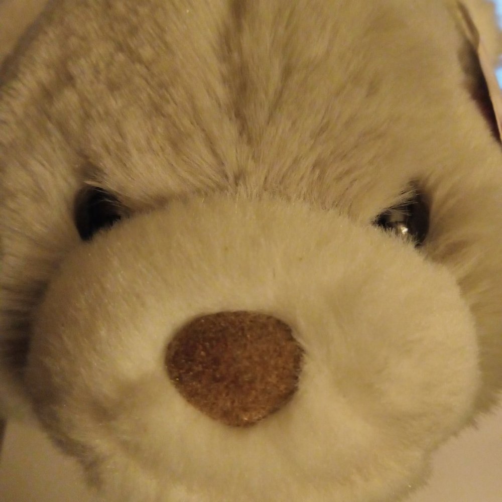 GUND Snuffles Gray with white super soft stuffed animal New - Picture 1 of 5